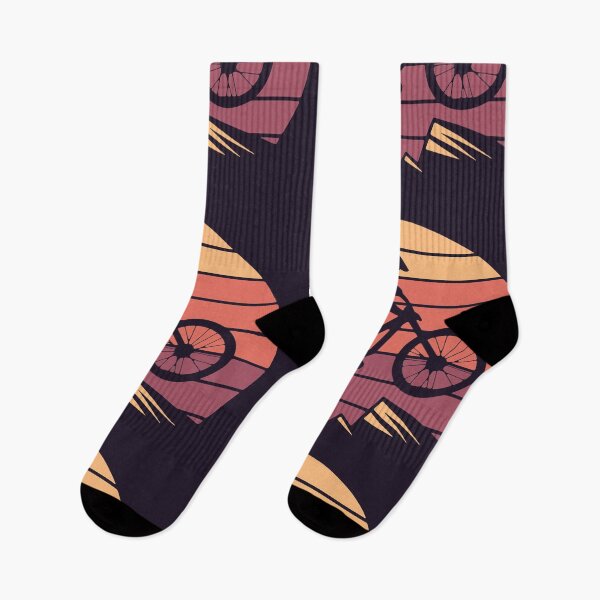 Item preview, Mountain Bike Through The Sunset Vintage Style designed and sold by Kleon Seo.