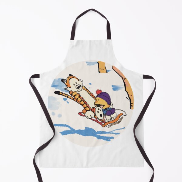 Item preview, Calvin & Hobbes Sledding Christmas Tree Ornament designed and sold by wasweye.
