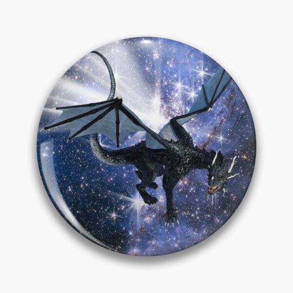 Item preview, Blue Galaxy Dragon Soaring Through The Stars designed and sold by walkingrock.
