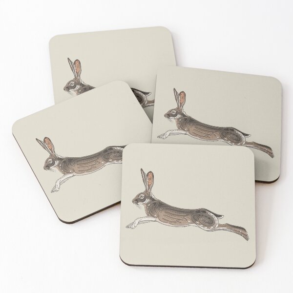 Item preview, Jackrabbit - Tan Background designed and sold by Corvola Creations.