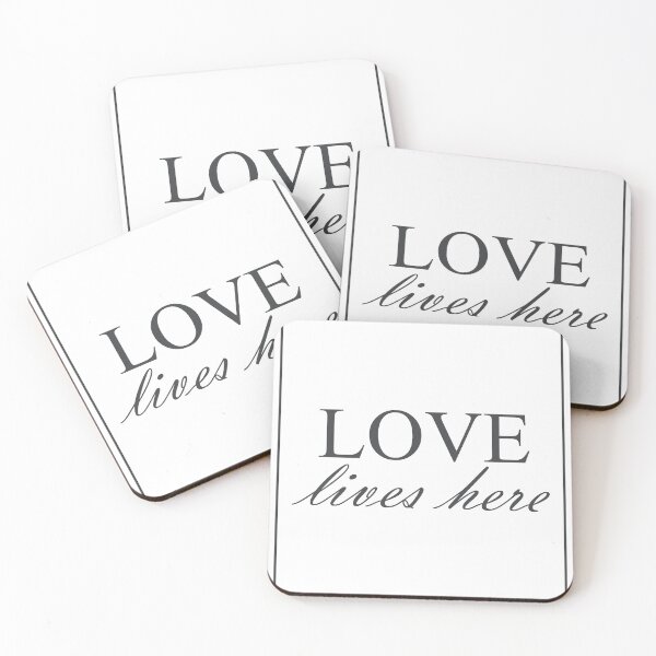 Item preview, Love Lives Here 370 Watercolor Map Yoga Quote Defi designed and sold by vividpixelusa.
