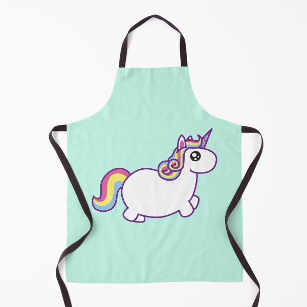 Item preview, Kawaii Rainbow Chubby Unicorn designed and sold by DorkyDinoGifts.