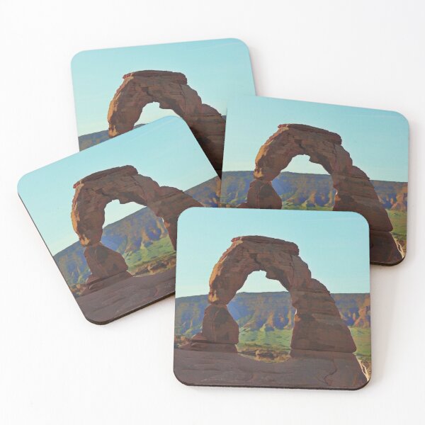 Item preview, Delicate Arch Arches National Park Illustration designed and sold by tremendoustees.