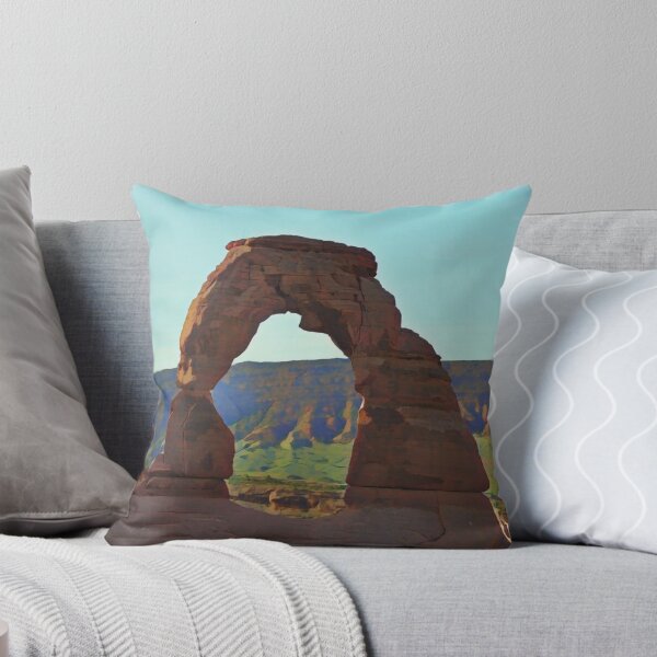 Item preview, Delicate Arch Arches National Park Illustration designed and sold by tremendoustees.
