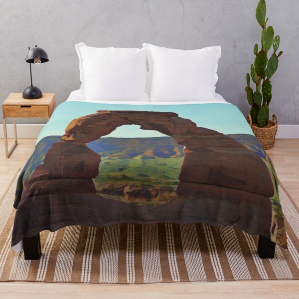 Item preview, Delicate Arch Arches National Park Illustration designed and sold by tremendoustees.