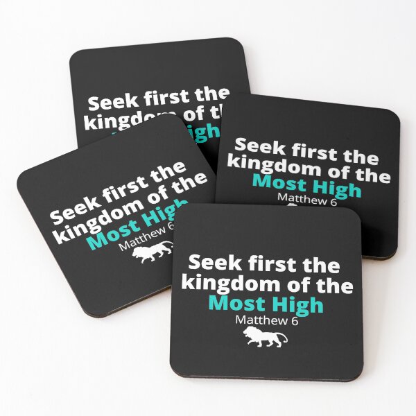 Item preview, Seek first the Kingdom of the Most High with Lion designed and sold by DaughterofYah.