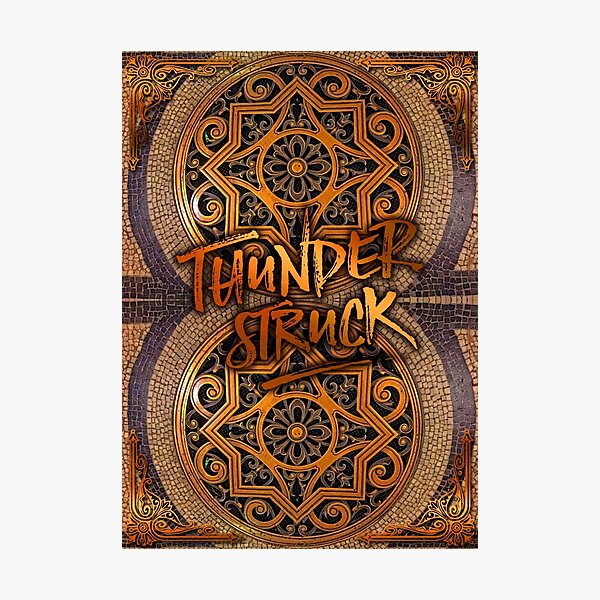 Thunderstruck Palais Garnier Opera Mosaic Tiles Paris France Photographic Print