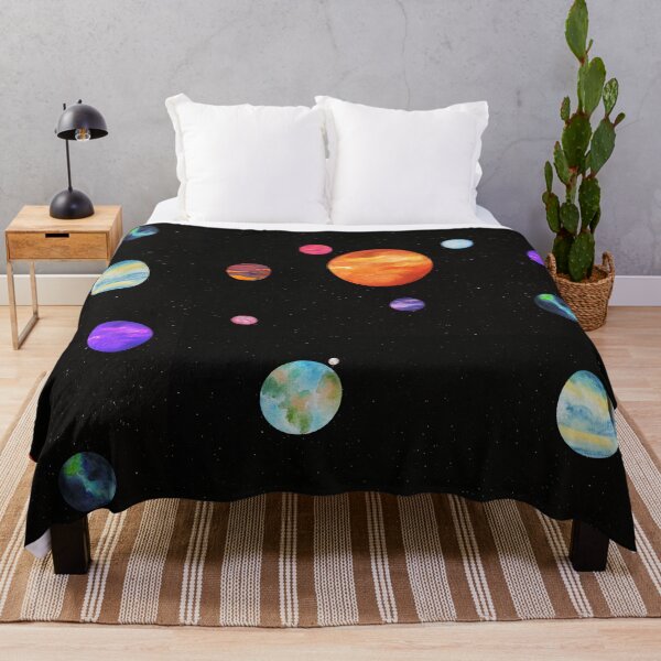 Item preview, Outer space design with planets designed and sold by Norwegian-Moose.