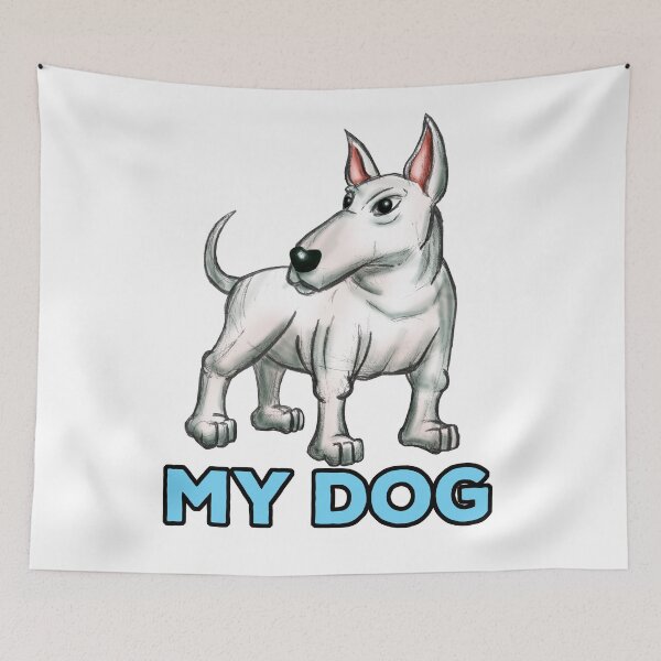 Item preview, MY DOG Bull Terrier designed and sold by CIZdibujos.