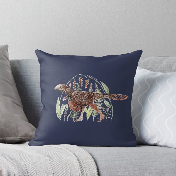 Item preview, Bambiraptor and flowers designed and sold by Elin Björck.