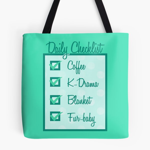 Item preview, The Daily Checklist designed and sold by twintigerpaw.