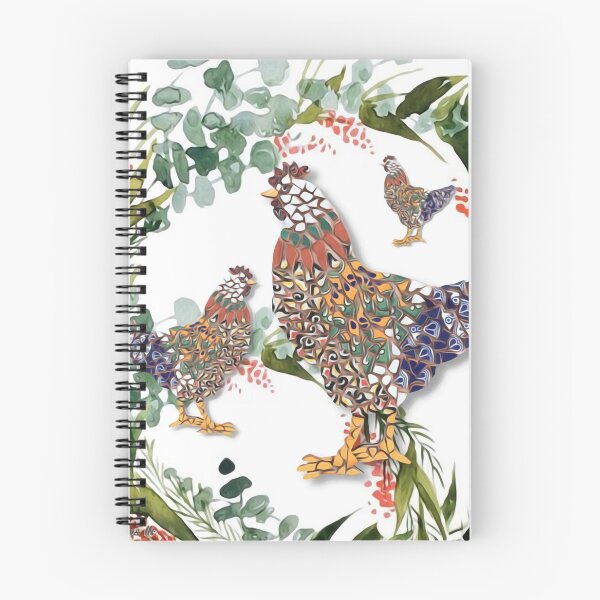 Aperçu de l'œuvre Couronne de coq en mosaïque par Krelly Designs créée et vendue par KrellyDesigns.