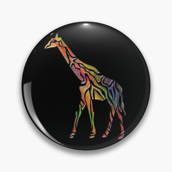 Item preview, Rainbow Multicoloured Giraffe designed and sold by TigsArts.