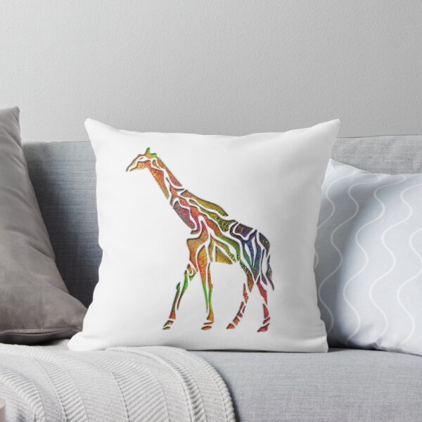 Item preview, Rainbow Multicoloured Giraffe designed and sold by TigsArts.