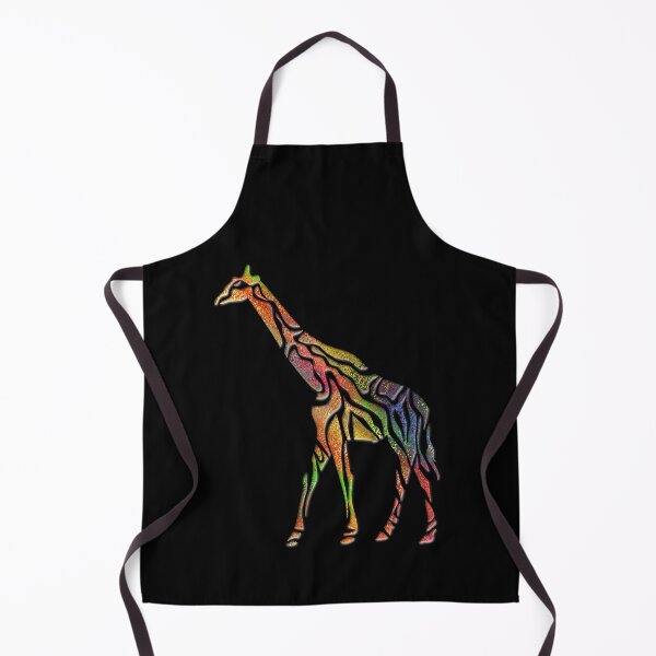 Item preview, Rainbow Multicoloured Giraffe designed and sold by TigsArts.