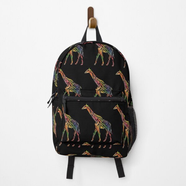 Item preview, Rainbow Multicoloured Giraffe designed and sold by TigsArts.