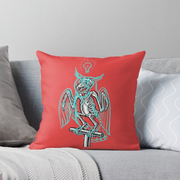 Item preview, Skeleton of an Owl, with ghostly overlay designed and sold by LisaHaney.