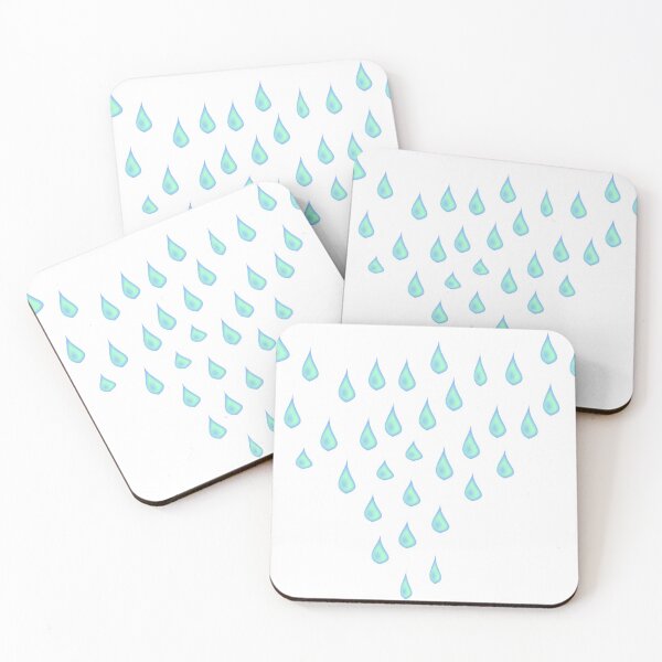 Item preview, Teal Raindrops designed and sold by MOBpubdesign.