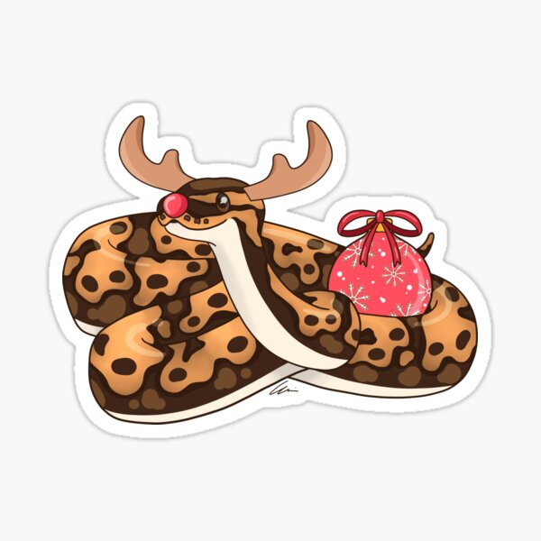 Item preview, Normal ball python, Christmas edition! designed and sold by anacecilia.