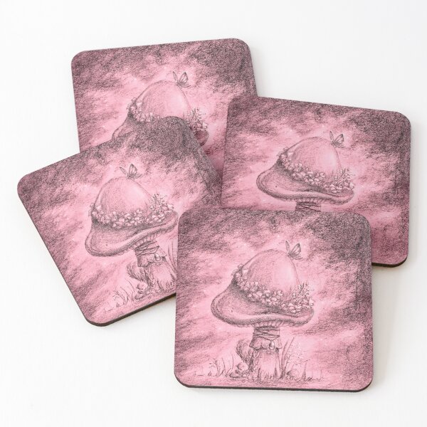 Item preview, Fairy Mushroom (Pink) designed and sold by Tatyanna Francis.
