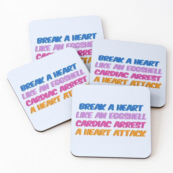 Item preview, Ashnikko Tantrum Break a heart like an egg shell cardiac arrest a heart attack lyrics sticker/magnet designed and sold by Nics-designs.