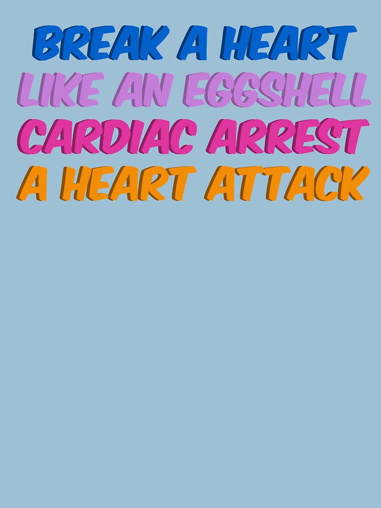 "Ashnikko Tantrum "Break a heart like an egg shell cardiac arrest a