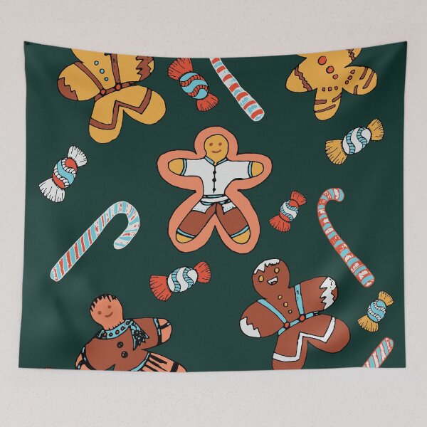 Item preview, Christmas Gingerbread Cookies - Green designed and sold by galleasstudio.