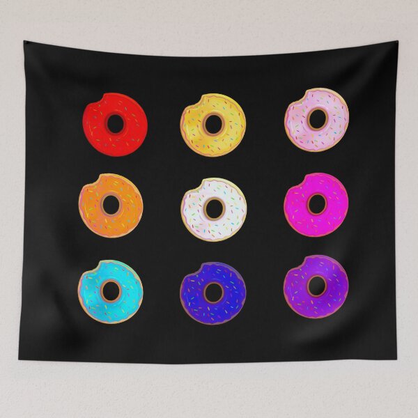 Item preview, Colourful donuts  designed and sold by Black22Shhsh.
