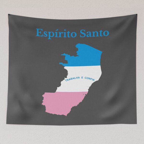 Item preview, Bandera del mapa del estado de Espirito Santo, Brasil designed and sold by marosharaf.