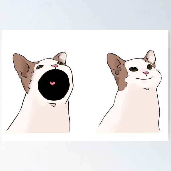 Cat Meme Gif Wall Art for Sale