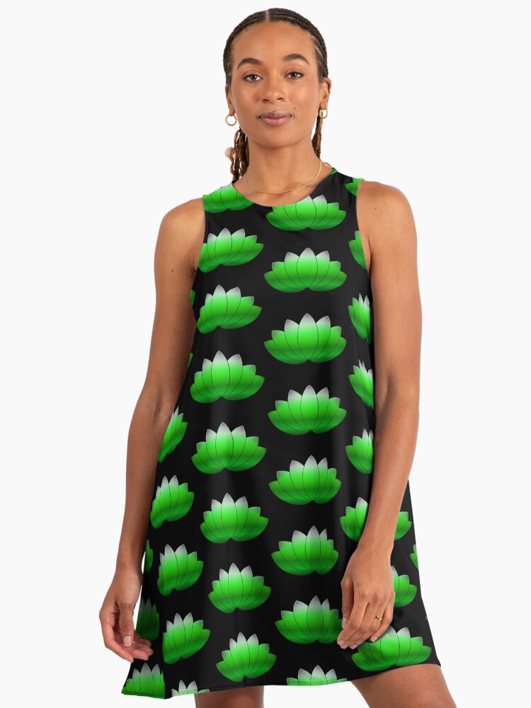white lotus green dress SPIRAL LOTUS LEAF MAXI DRESS IN GREEN | CULT MIA main image 1