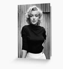 Marilyn Monroe Greeting Card