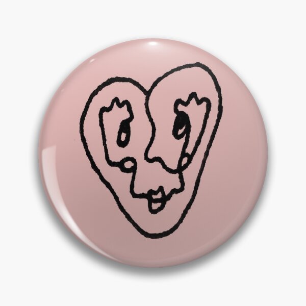 Item preview, ALEENA heart line art // pink designed and sold by BECCANONIE.