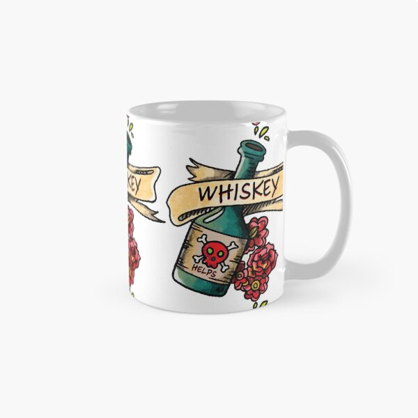 Item preview, Whiskey Helps Tattoo Style designed and sold by Warrior Veteran Clothing.