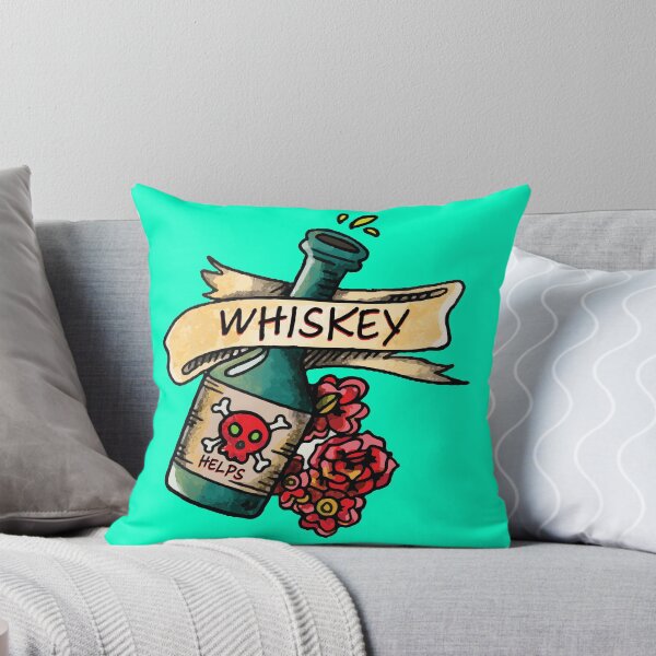Item preview, Whiskey Helps Tattoo Style designed and sold by Warrior Veteran Clothing.