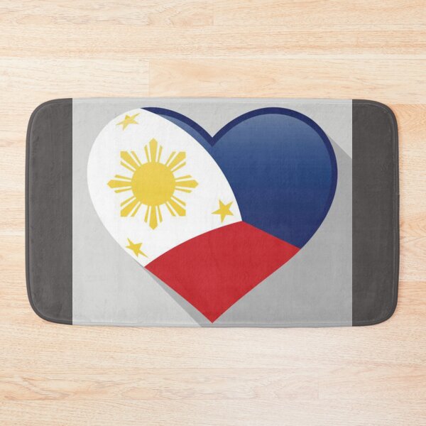 Item preview, The Flag of the Philippines in a Heart-shaped Design  designed and sold by findsbyjune374.