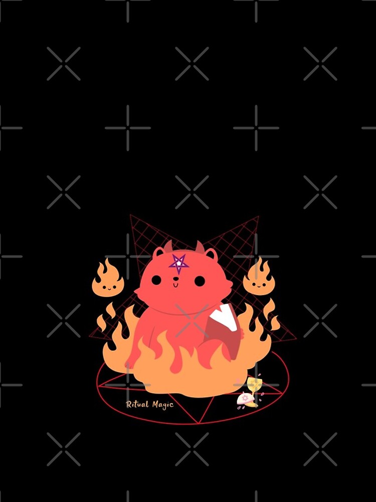 Thumbnail 4 of 4, iPhone Case, Meow Ritual Magic designed and sold by darknessjeff86.