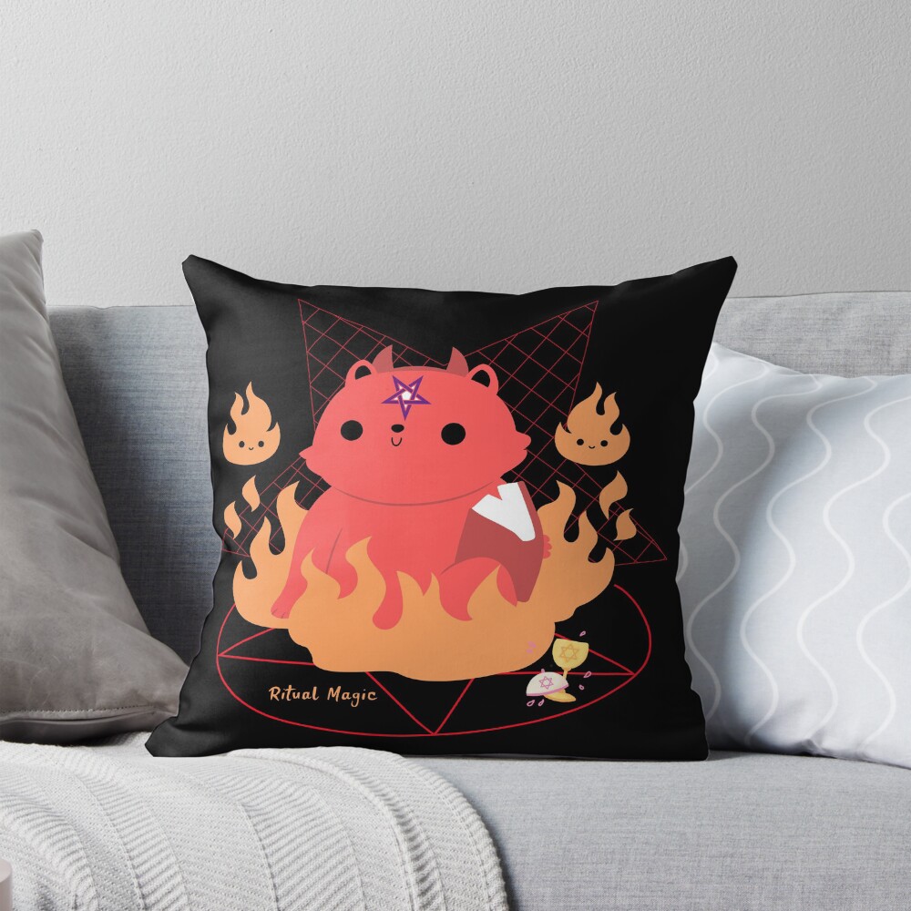 Item preview, Throw Pillow designed and sold by darknessjeff86.