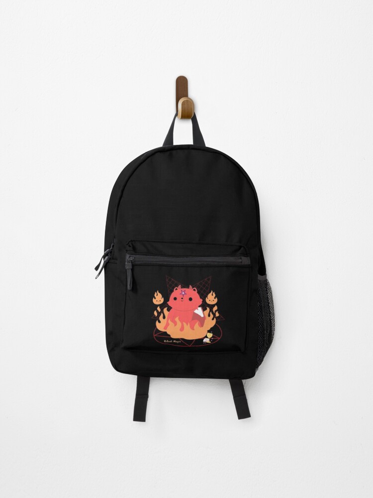 Thumbnail 1 of 3, Backpack, Meow Ritual Magic designed and sold by darknessjeff86.
