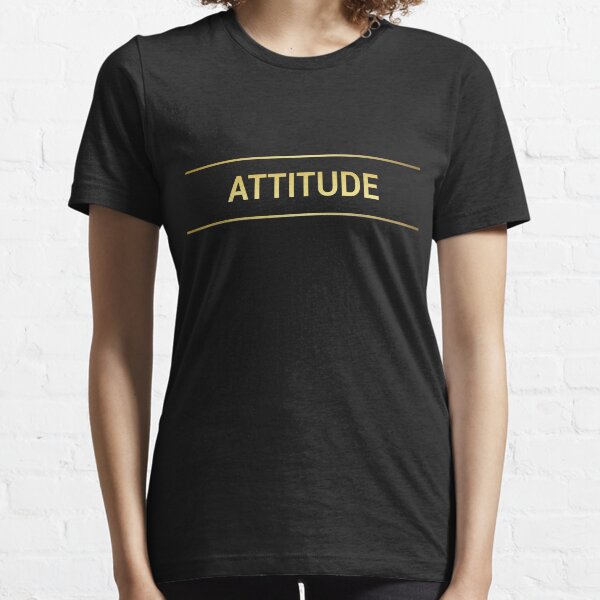 ATTITUDE (Noir/Blanc) T-shirt essentiel