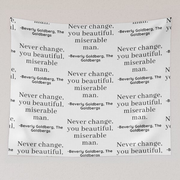Item preview, The Goldbergs Quote designed and sold by EverythingCore.