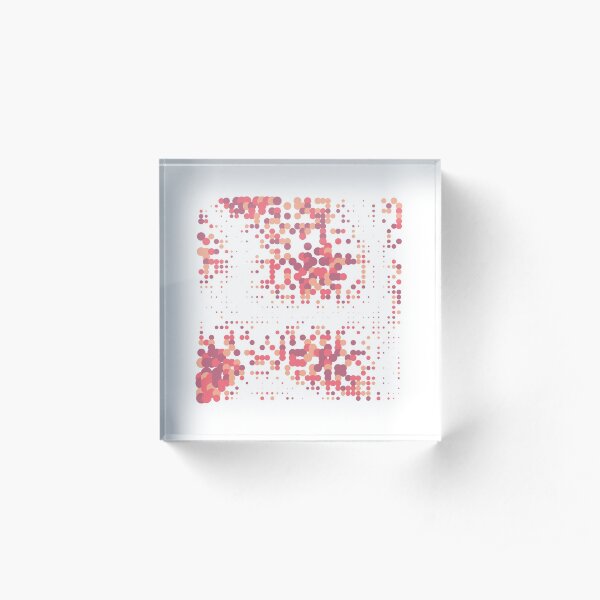 Ketchup Spots Acrylic Block