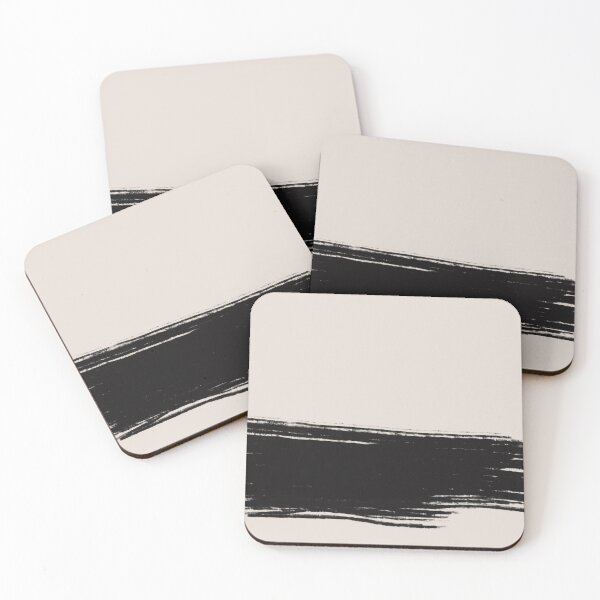 Item preview, Contemporary black brush stroke. Minimalist design. designed and sold by PandaAvenue.