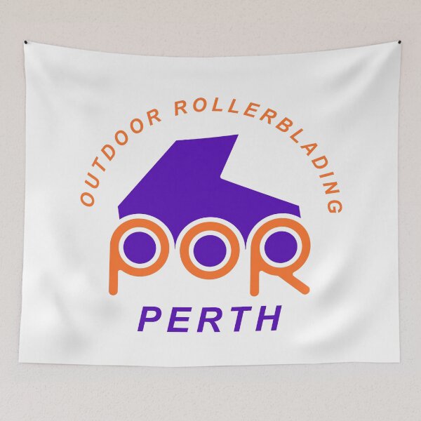 Item preview, The Original Perth Outdoor Rollerblading logo designed and sold by POR-roller.