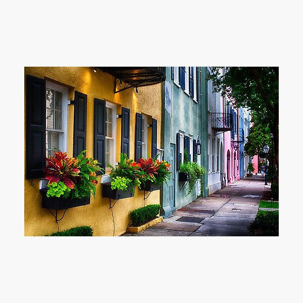Rainbow Row II Photographic Print