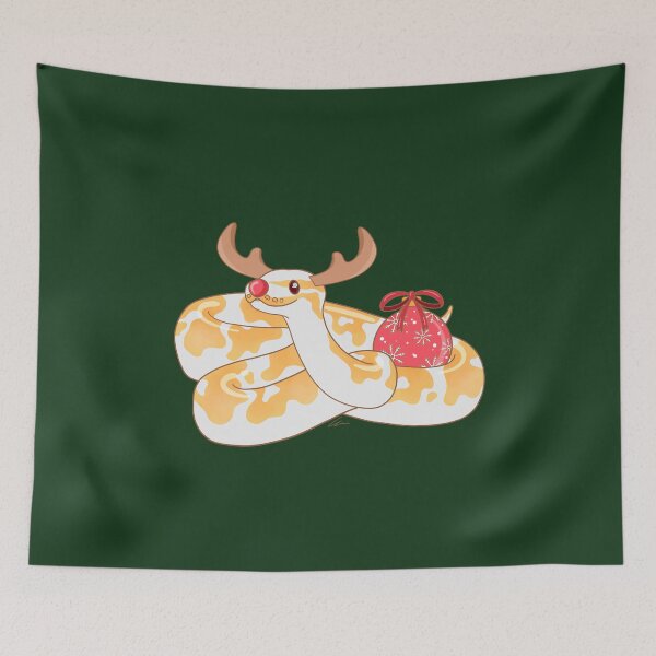 Item preview, Albino ball python, Christmas edition! II designed and sold by anacecilia.
