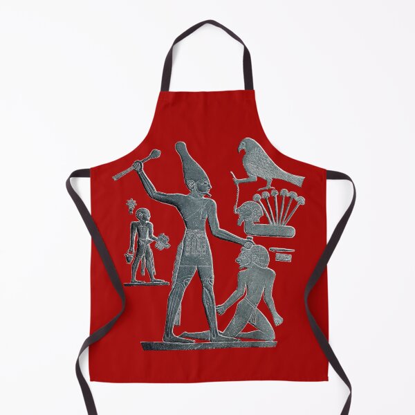 Item preview, Narmer pallet (Front. Smiting scene isolated.) (On red.) designed and sold by DotorEaon.