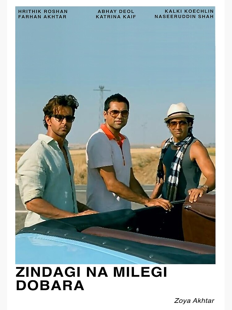 Discover Zindagi Na Milegi Dobara Premium Matte Vertical Poster