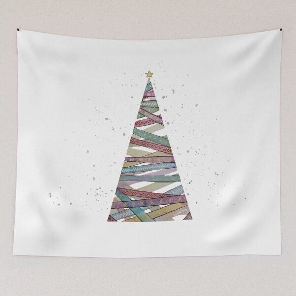 Item preview, Watercolor Washi Tape Christmas Tree designed and sold by Jessfm.
