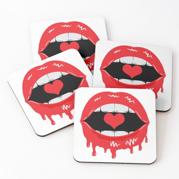 Item preview, Dripping Lips Red Color designed and sold by MisPuHoney.